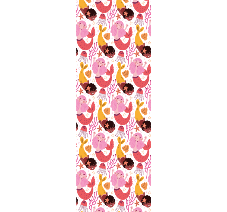 Undervandsindfald dekorativt tapet - TenStickers