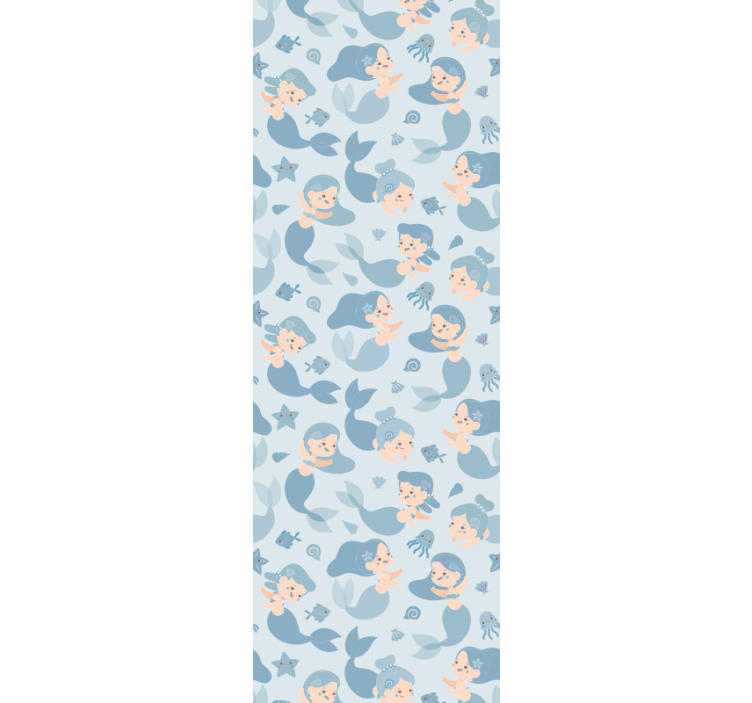 Undervandsfantasi tapet børneværelset - TenStickers