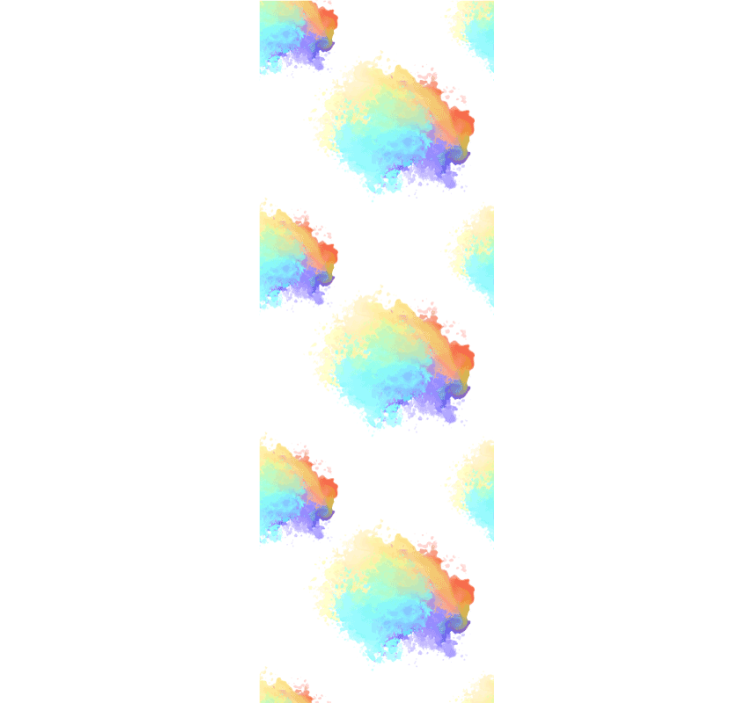 Farverigt abstrakt mønster abstrakt tapet - TenStickers