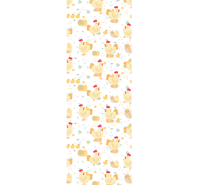 Charmerende høns tapet med dyr - TenStickers