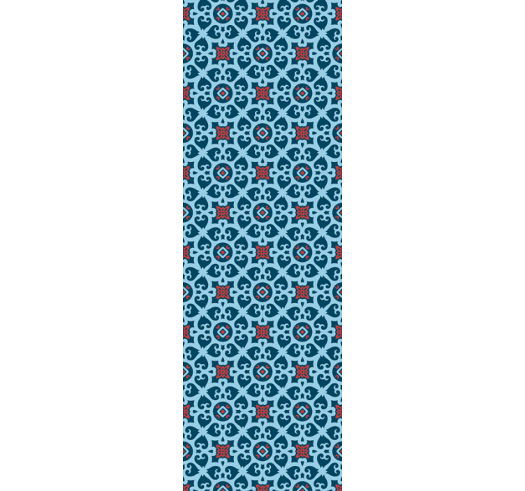 Mønstrede fliser flise tapet - TenStickers