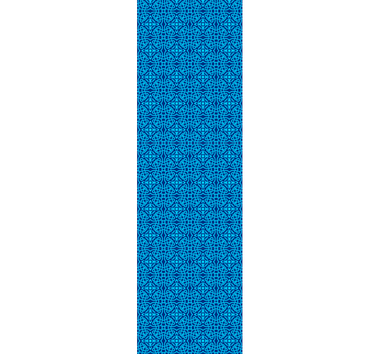 Indviklet geometrisk mønster dekorativt tapet - TenStickers