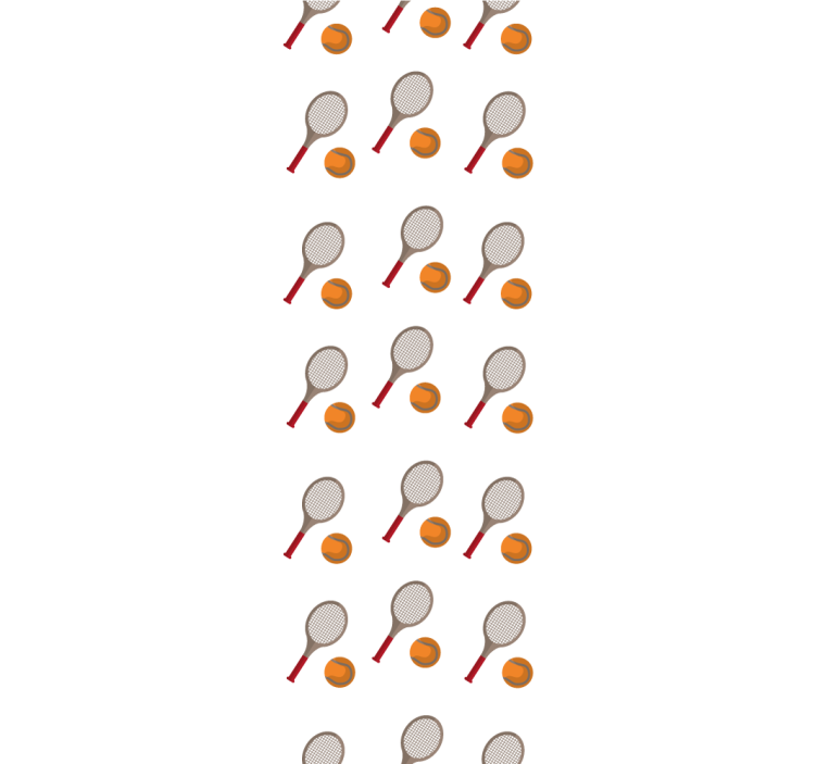 Tennis inspireret personlig tapet - TenStickers