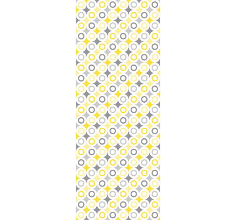 Cirkulært mønster prikket tapet - TenStickers