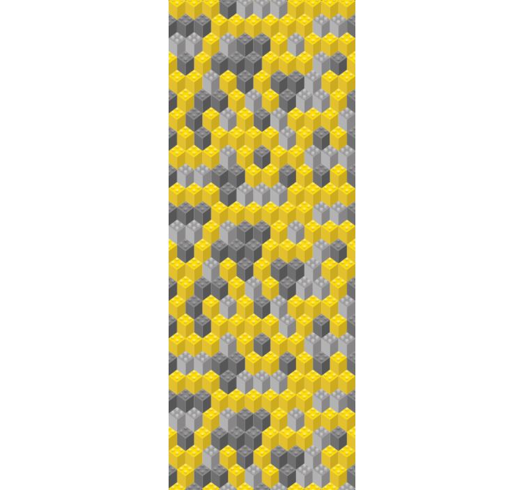 Geometrisk honningkage geometrisk tapet - TenStickers