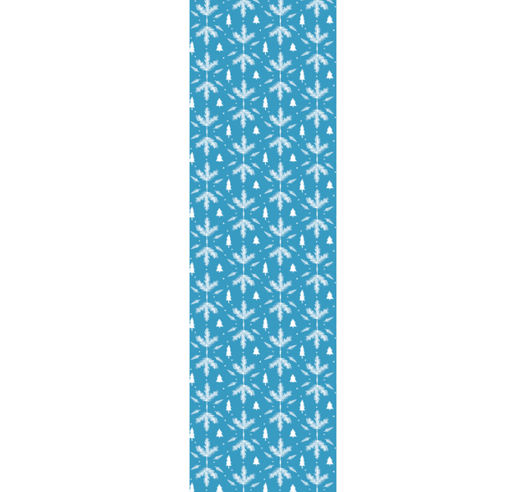 Indviklede snefnug tapet kunst - TenStickers