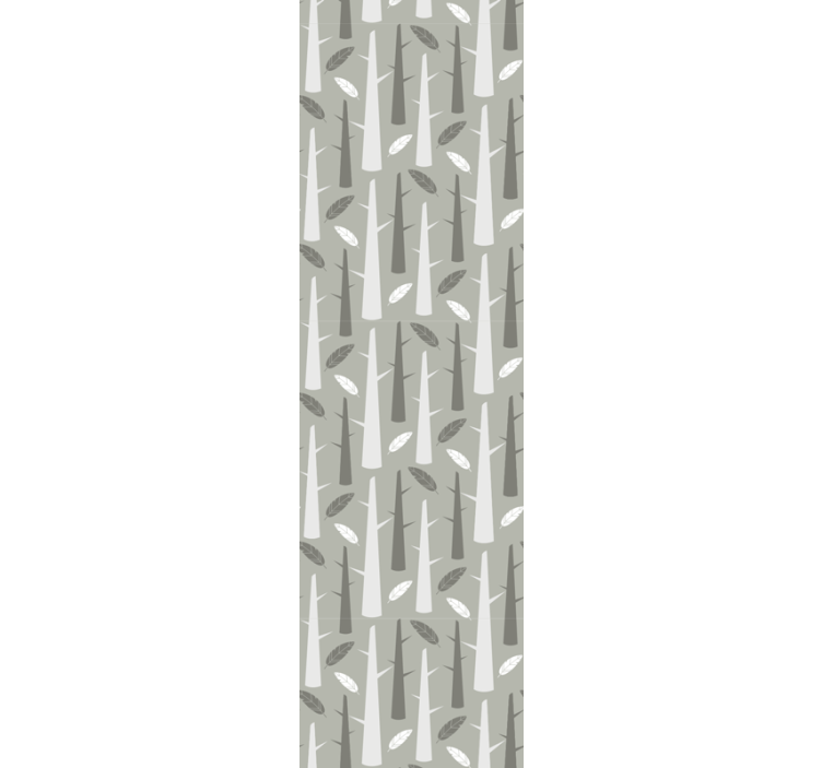 Birkeskov træ på tapet - TenStickers