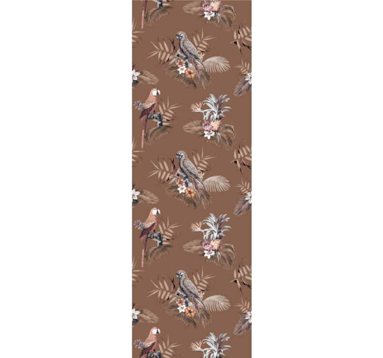 Realistiske fugle på træer dyr tapet - TenStickers