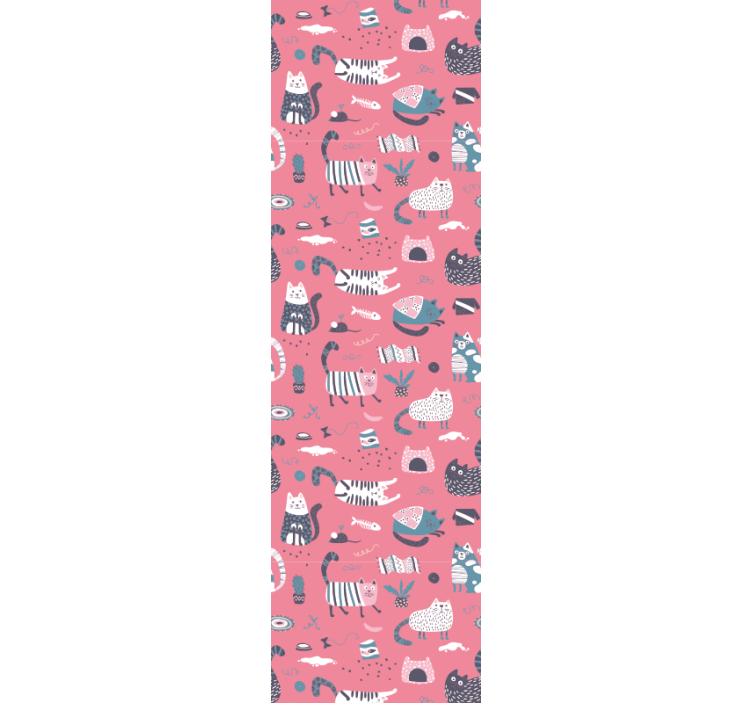 Legende katte illustration katte tapet - TenStickers