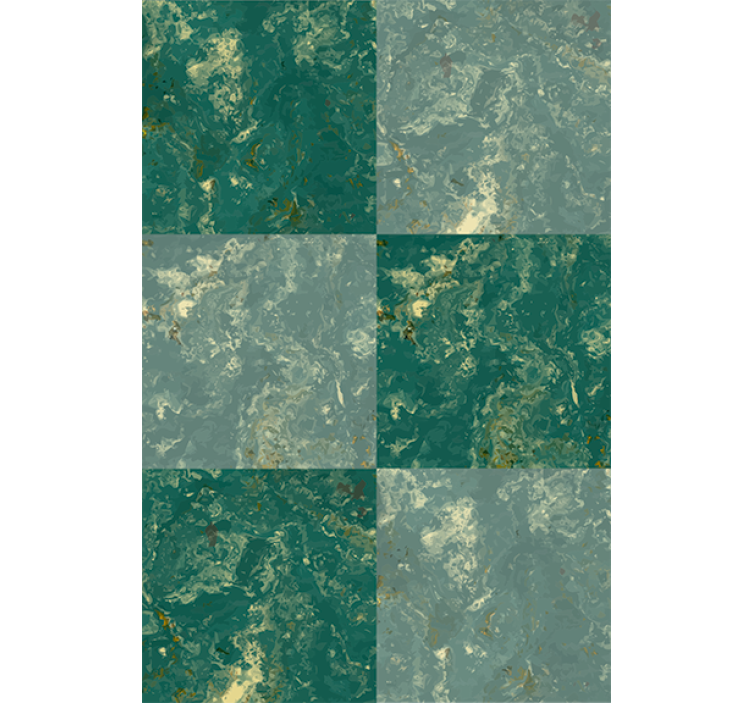 Grøn marmor tekstur tapet - TenStickers