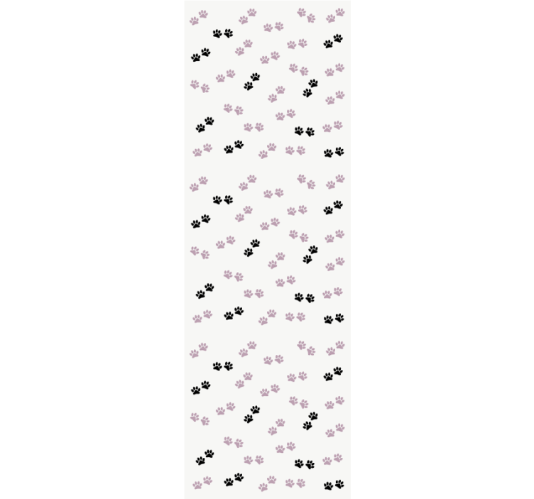 Poteaftryksmønstre tapet med hunde - TenStickers