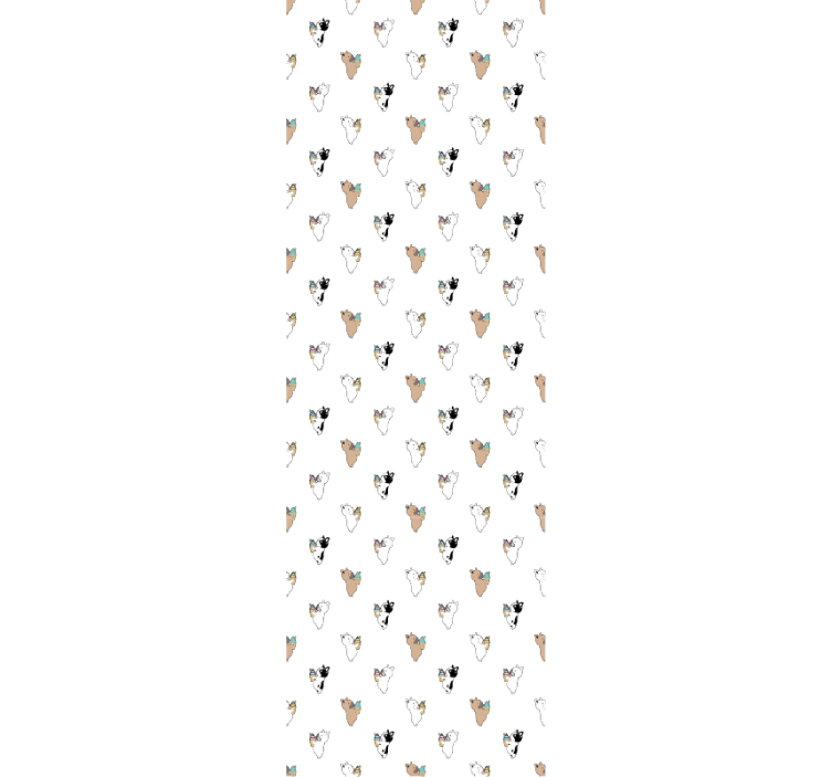 Hunde silhuet tapet med hunde - TenStickers