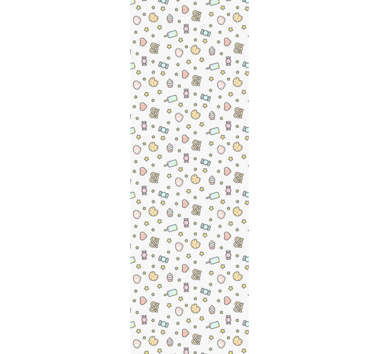 Slik-inspireret mønster baby tapet - TenStickers