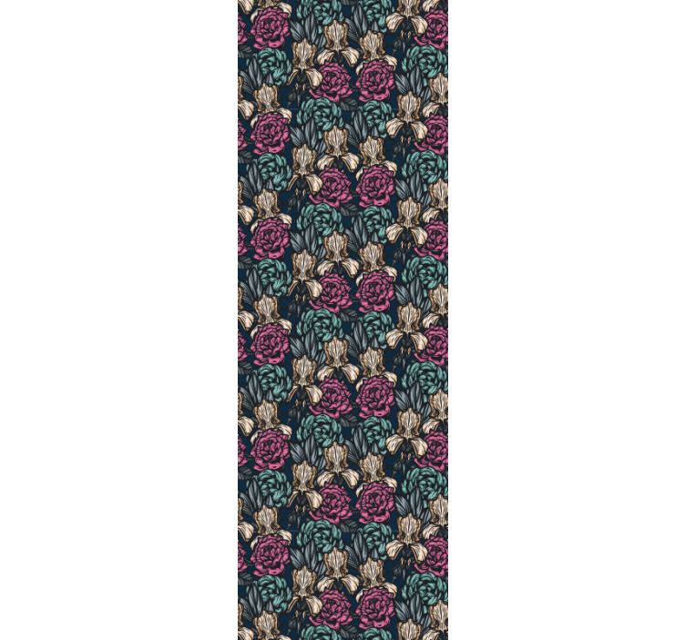 Elegant blomstertapet blomster tapet - TenStickers