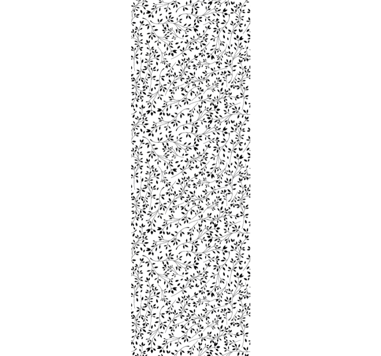 Blomsterforviklinger blomster tapet - TenStickers