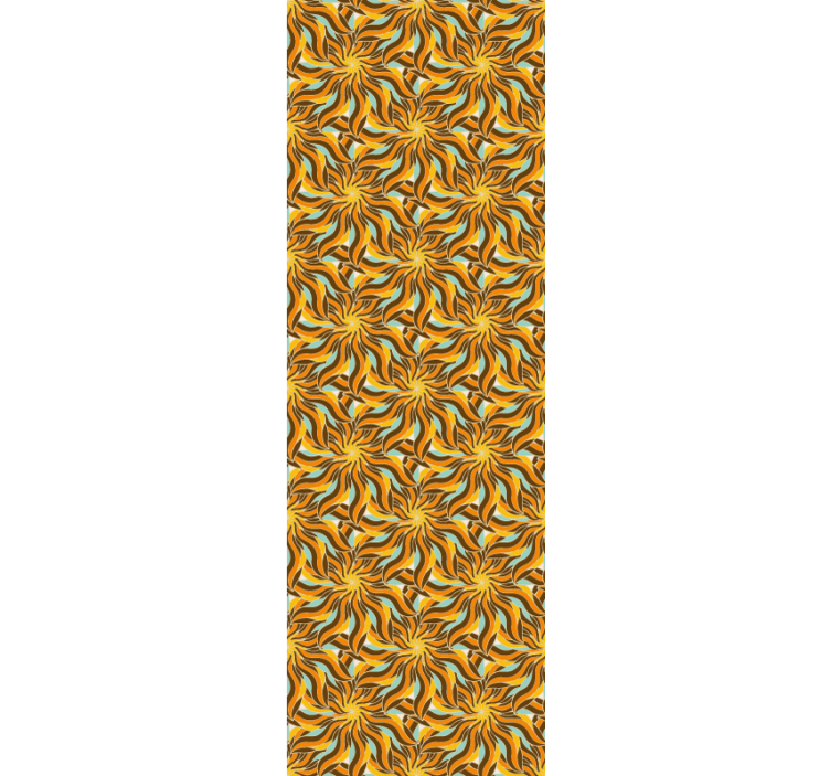 Sol og skyer 70'er vintage tapet - TenStickers