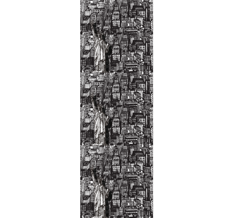 Statue urban collage by tapet - TenStickers