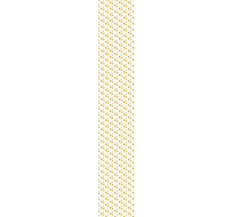 Gyldent stjerneklar mønster stjerne tapet - TenStickers