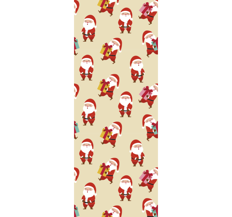 Festlige figurer juletapet - TenStickers