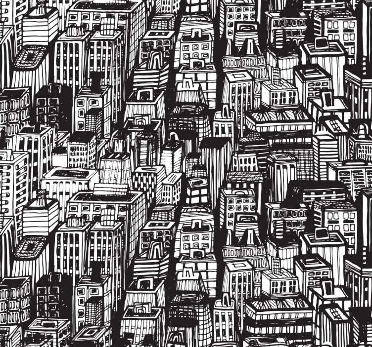 New york skyskrabere new york tapet - TenStickers