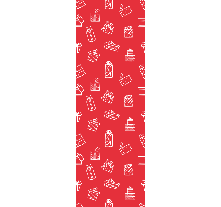 Gave mønster motiv juletapet - TenStickers