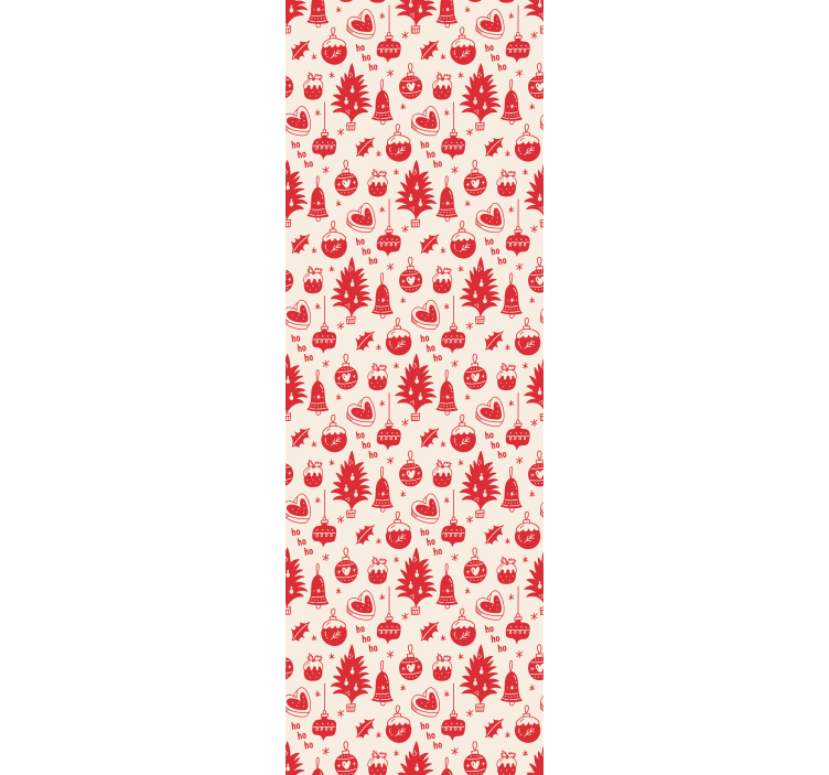 Festlige sæsonmønstre juletapet - TenStickers