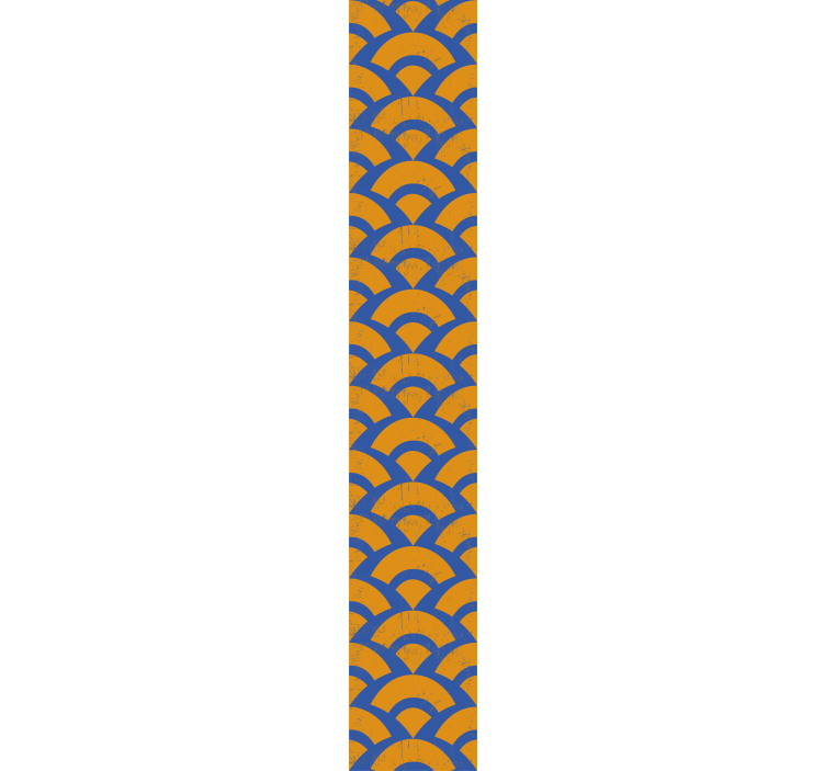 Geometrisk buemønster geometrisk tapet - TenStickers