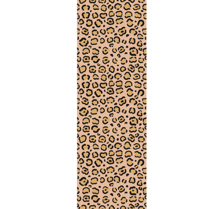 Leopard pastel farve tryk børnetapet - TenStickers