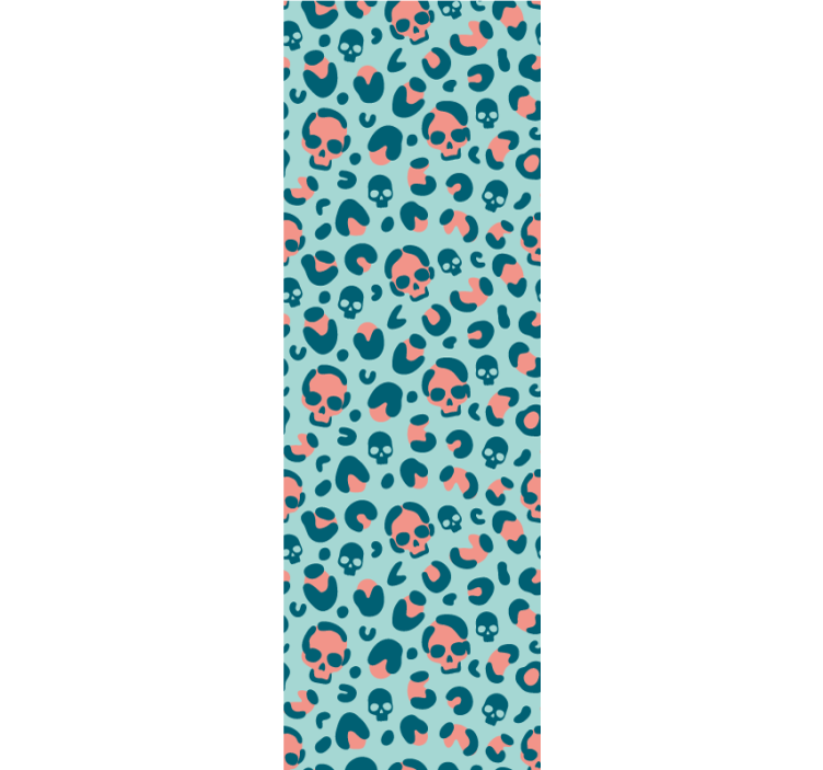 Kranier mønster halloween tapet - TenStickers