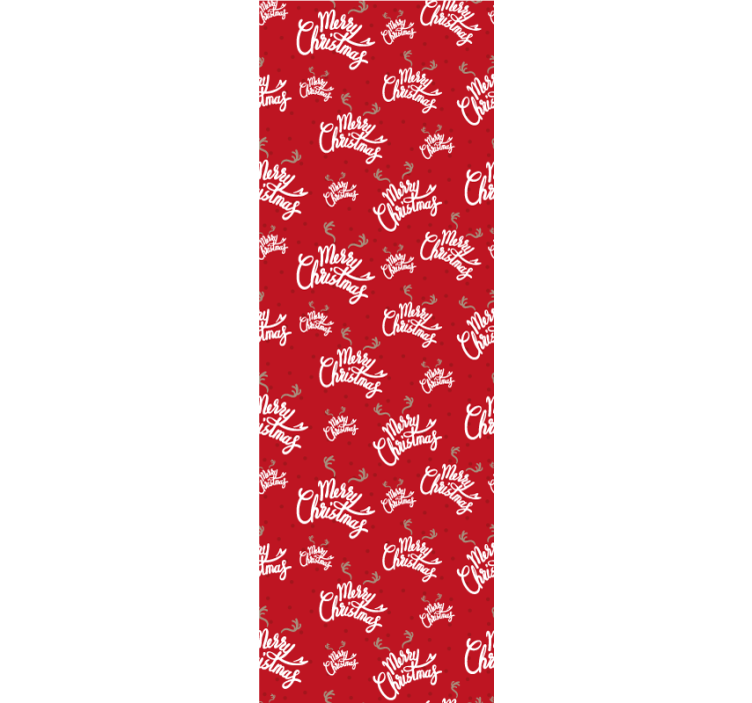 Festligt manuskriptmotiv juletapet - TenStickers