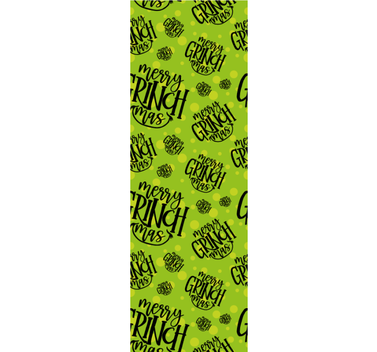 Festligt karaktermønster juletapet - TenStickers