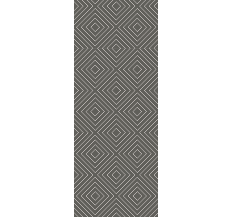 Diamant geometrisk geometrisk tapet - TenStickers