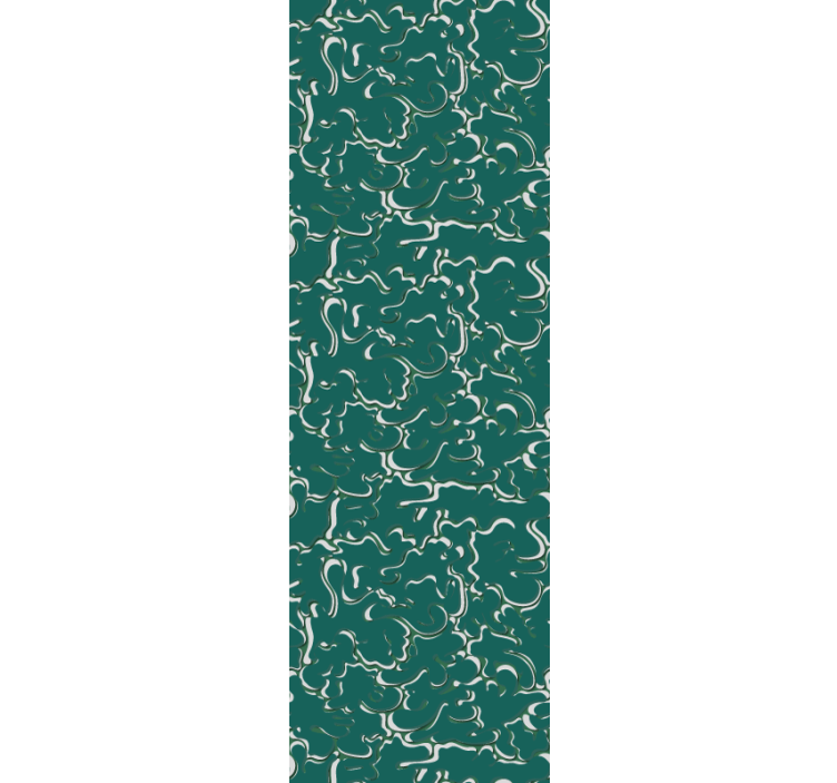 Abstrakte hvirvler geometrisk tapet - TenStickers