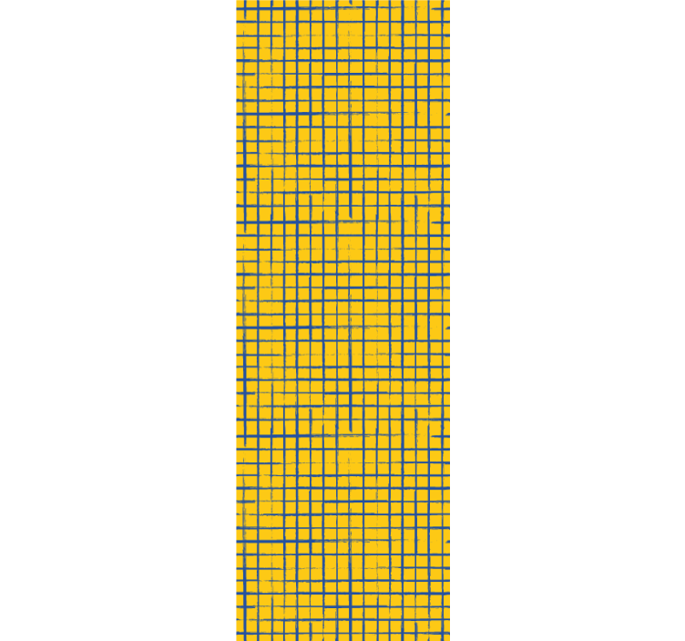 Gittermønster design geometrisk tapet - TenStickers