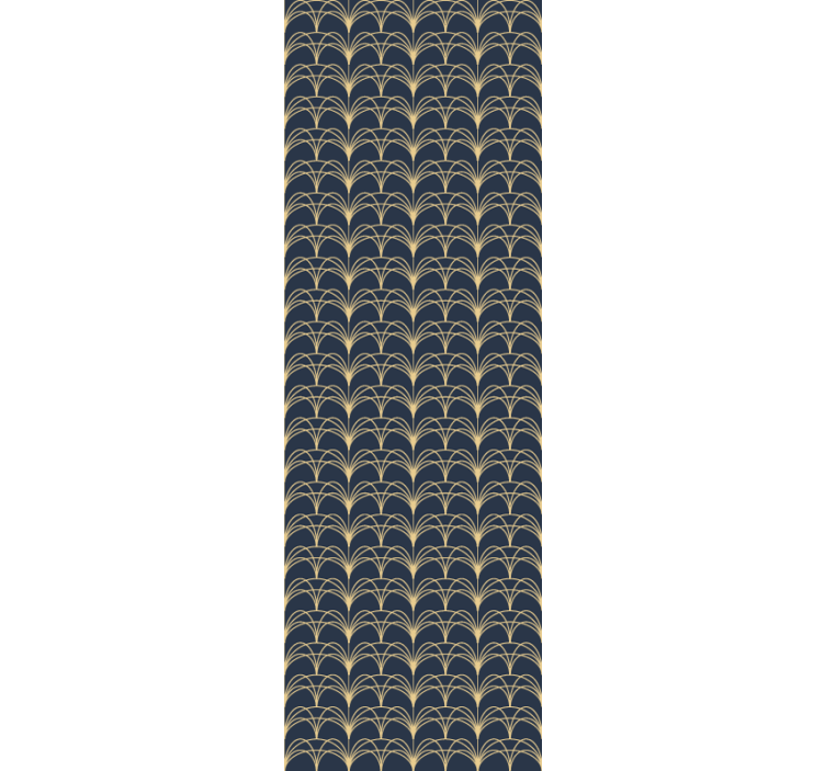 Art deco buer geometrisk tapet - TenStickers