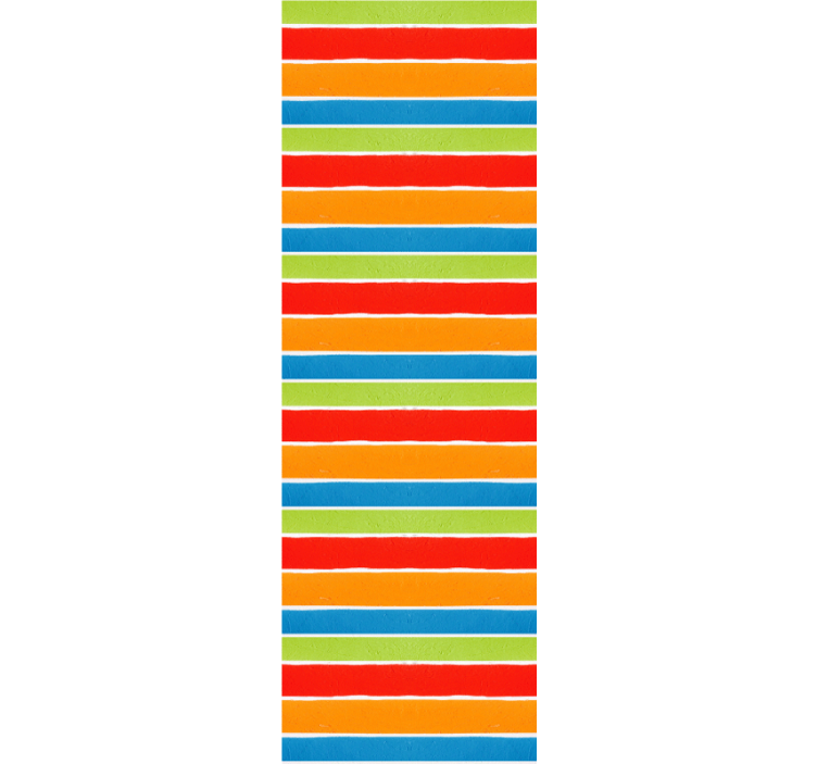 Flerfarvede striber stribet tapet - TenStickers