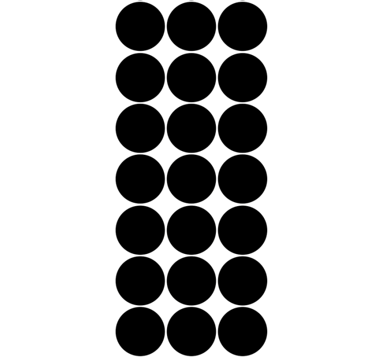 Sorte prikker mønster plettet tapet - TenStickers