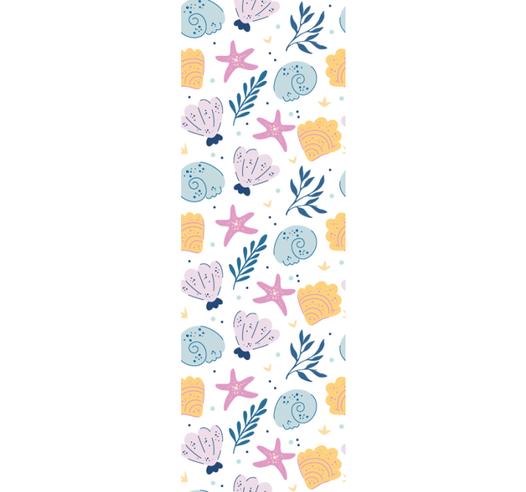 Undersøiske havelementer natur tapet - TenStickers