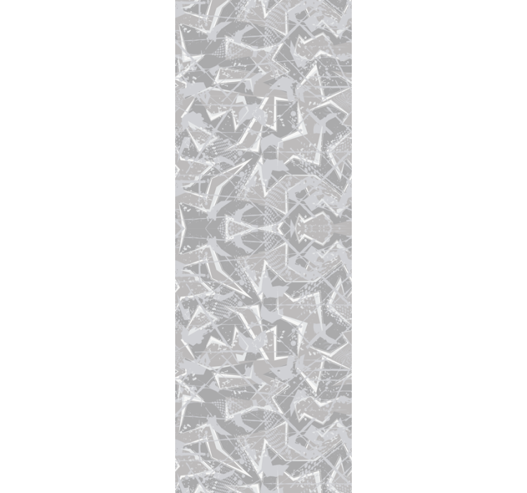 Abstrakt mønster geometrisk tapet - TenStickers