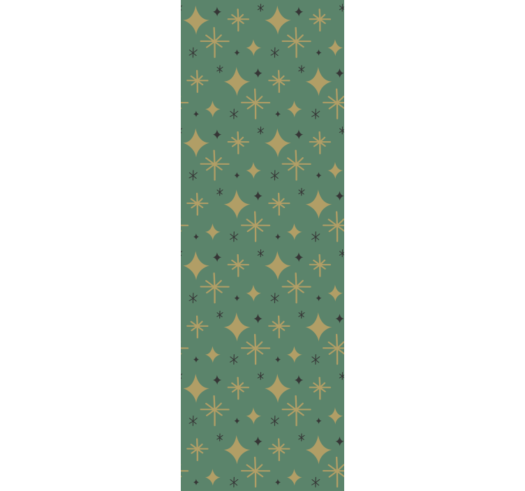 Festlig geometri juletapet - TenStickers