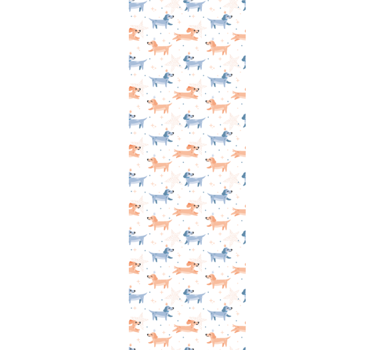 Legesyge hvalpe tema baby tapet - TenStickers