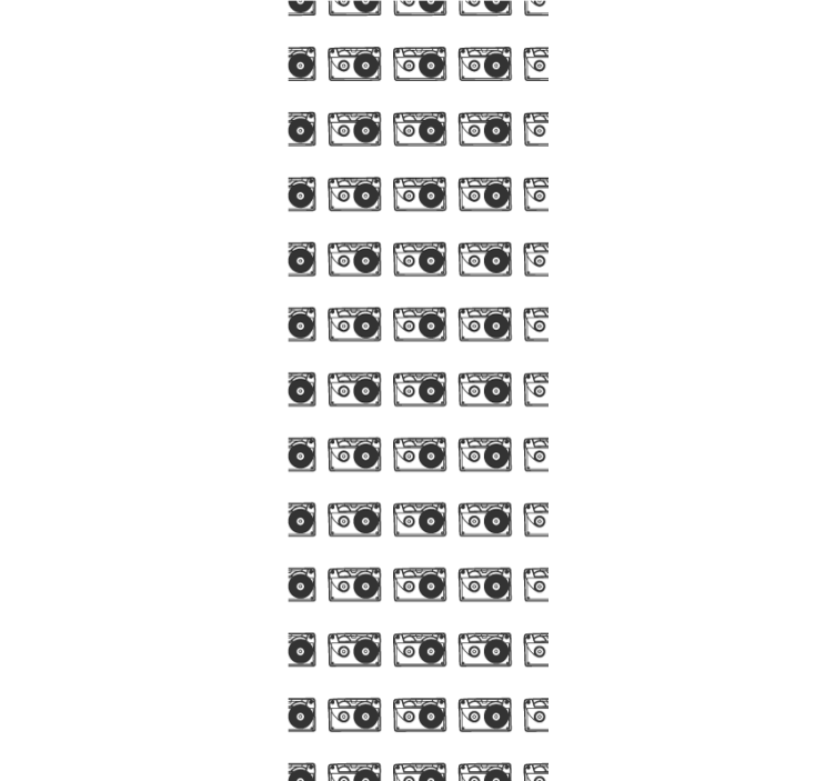 Retro lydmønster dekorativt tapet - TenStickers