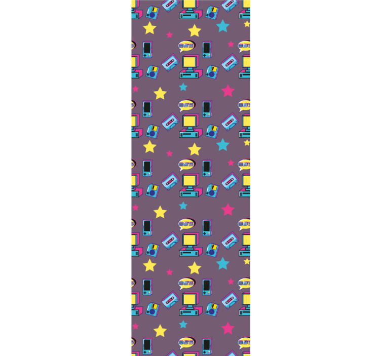 Retro gaming æstetik personlig tapet - TenStickers