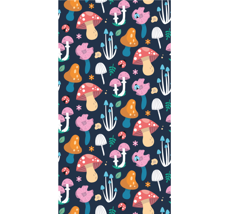 Nautiske svampe moderne tapet - TenStickers