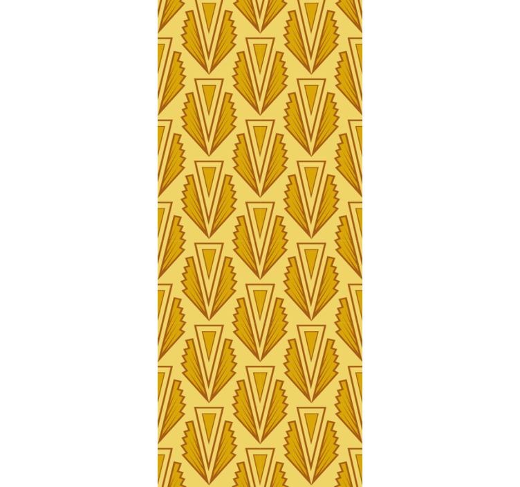 Stilfuldt chevron mønster geometrisk tapet - TenStickers