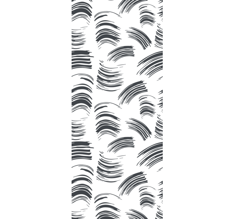 Dynamiske penselstrøg 3d tapet - TenStickers