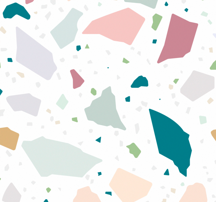 Middelhavs terrazzo mønster tapet - TenStickers