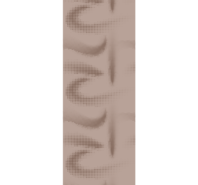 Sandeffekt mønstrede bølger tekstur tapet - TenStickers