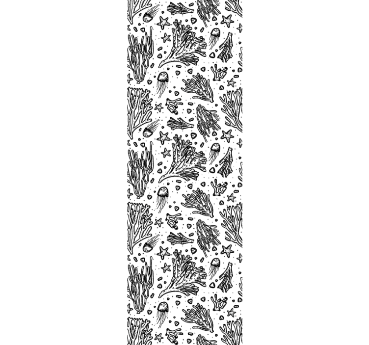 Koralrevs mønstre tapet blade - TenStickers