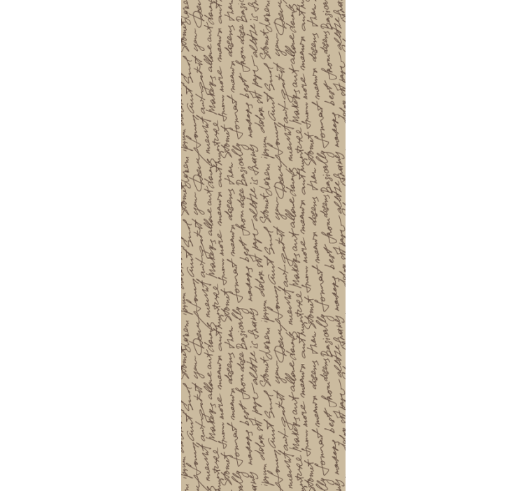 Elegant manuskriptskrivning tapet med tekst - TenStickers